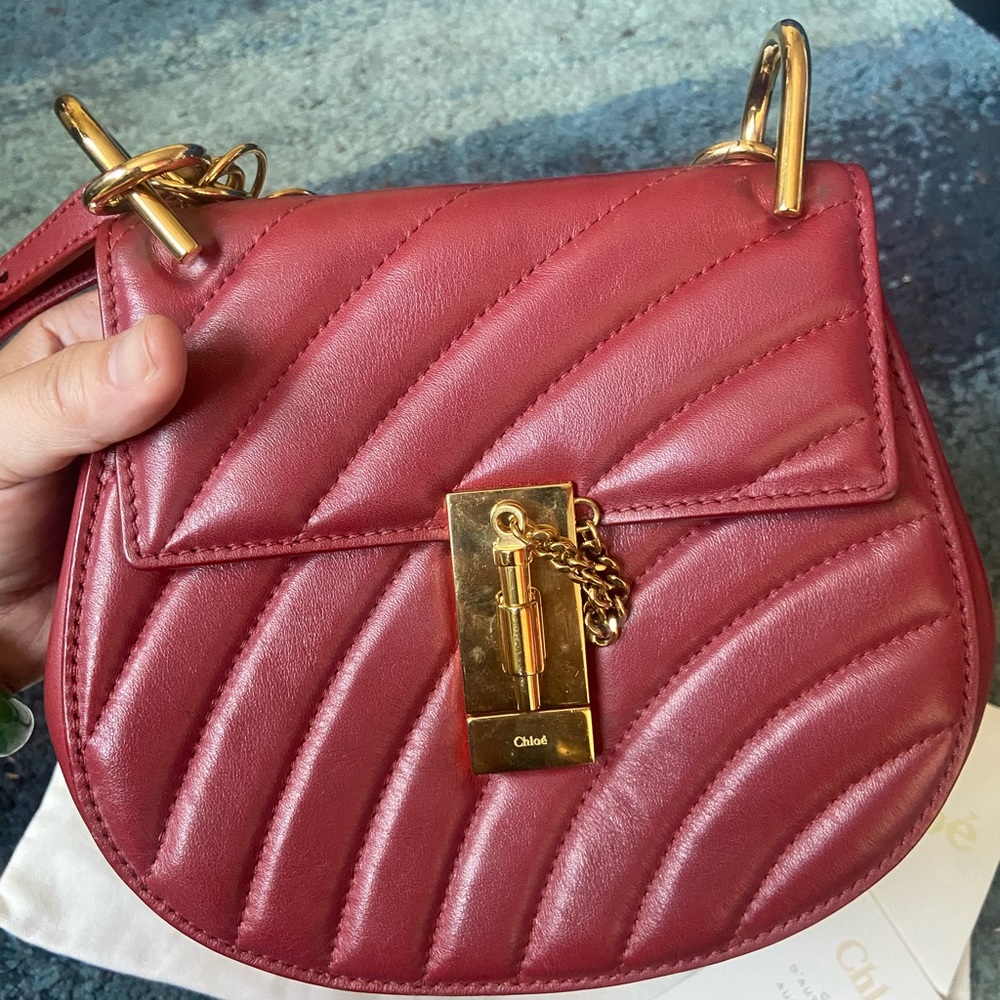 Chloé Lambskin Quilted Mini Drew Bijou Shoulder Bag - Picture 4 of 13